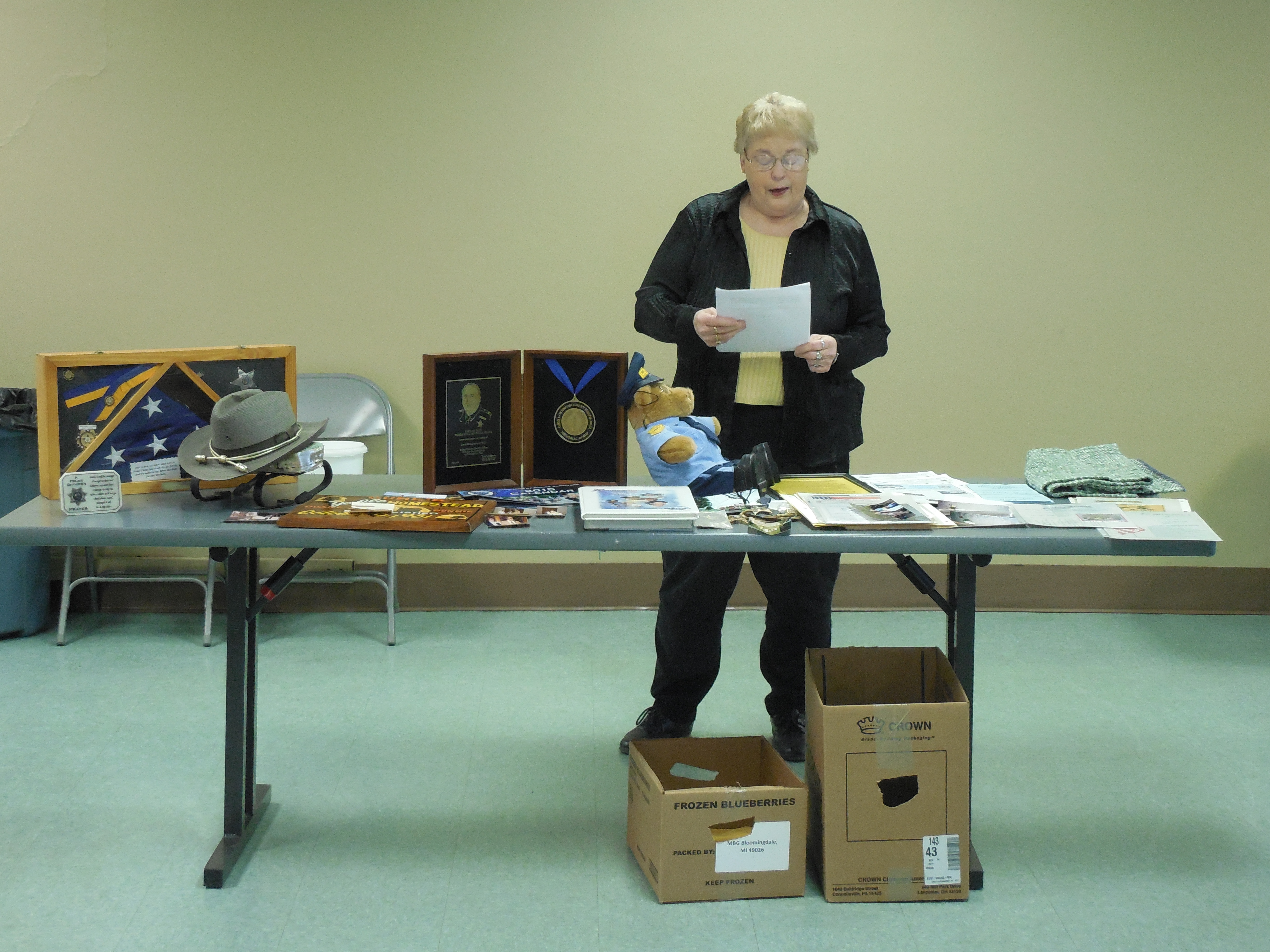 Delta show n tell Feb 2015 Bonnie Guhl husband she